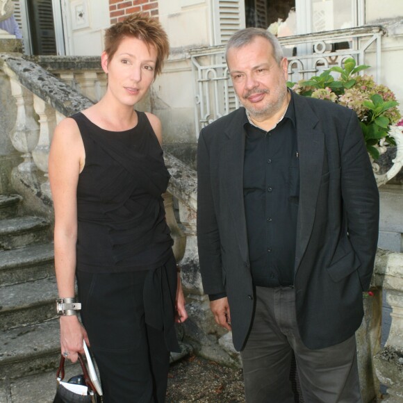 Portrait - Natacha Polony et son mari Périco Légasse, en septembre 2015.