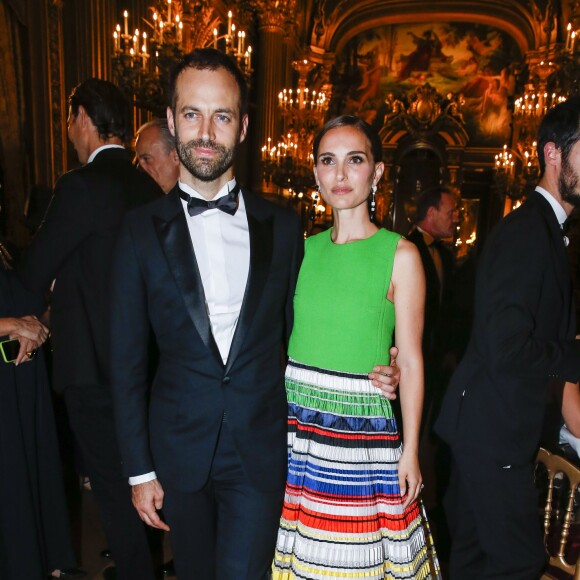Natalie Portman et son mari Benjamin Millepied - Gala d'ouverture de la saison du Ballet de l'Opéra national de Paris, le 24 septembre 2015.  Ballet National de Paris Opening Season Gala at Opera Garnier on September 24th, 2015 in Paris, France.24/09/2015 - Paris