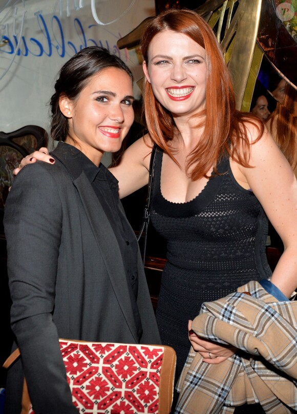 Joyce Jonathan et Elodie Frégé - Soirée " La boulangerie Bleue" chez Maxim's à Paris le 23 septembre 2015