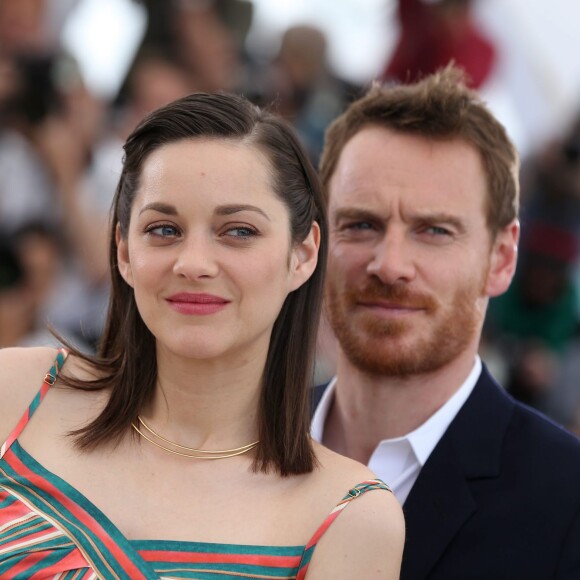 Marion Cotillard et Michael Fassbender lors du 68e Festival International du Film de Cannes, le 23 mai 2015.