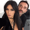Kim Kardashian et Riccardo Tisci à Paris, dans les coulisses de leur shooting pour Sorbet Magazine. Photo publiée le 22 juillet 2015.