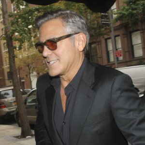 George Clooney à New York le 9 octobre 2014.