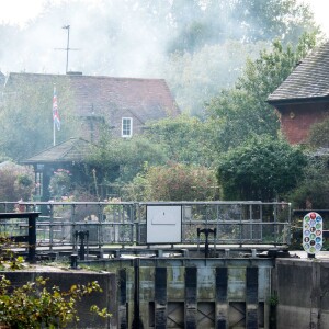 Exclusif - Illustration de Sonning, village où George Clooney et sa femme Amal Alamuddin ont acheté leur manoir dans le comté de Berkshire, le 7 octobre 2014.