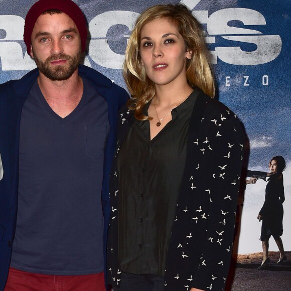 Lily-Rose Depp, Guillaume Gouix et Alysson Paradis - Avant-Première du film "Les Enragés" au cinéma UGC Les Halles à Paris le 28 septembre 2015.