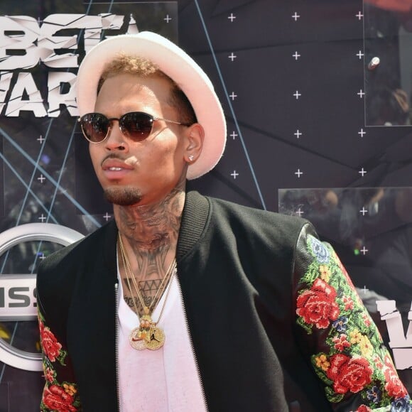 Chris Brown - People aux BET Awards 2015 à Los Angeles le 28 juin 2015.