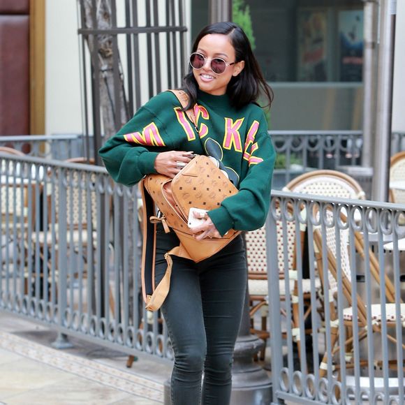 Karrueche Tran fait du shopping à Los Angeles, le 23 avril 2015
