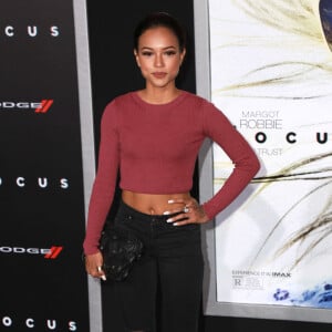 Karrueche Tran - Avant-première du film "Focus" à Hollywood, le 24 février 2015.