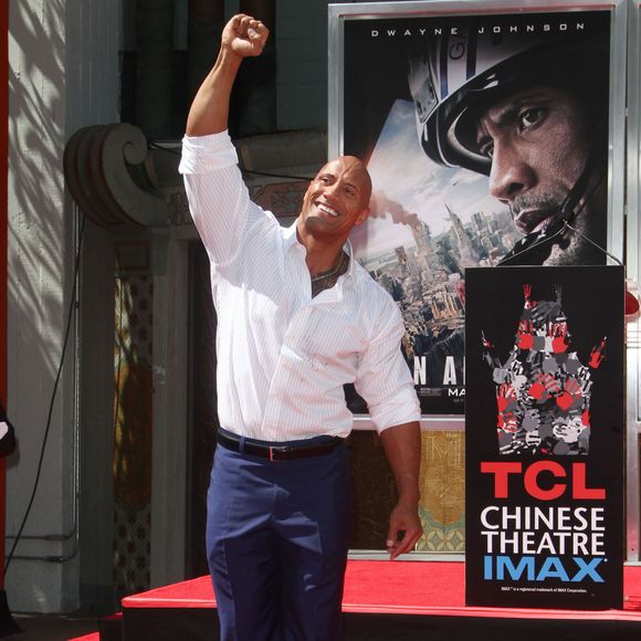 Dwayne Johnson à Hollywood le 19 mai 2015