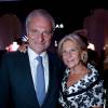 Alain Flammarion et sa femme Suzanne - Soirée pour les 90 ans de la marque " Rochas" à Paris le 30 septembre 2015.