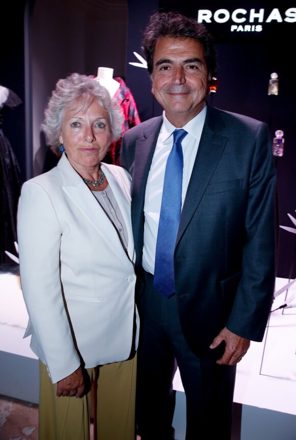 Sophie Rochas et Pierre Lellouche - Soirée pour les 90 ans de la marque " Rochas" à Paris le 30 septembre 2015.