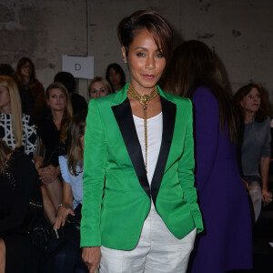 Jada Pinkett Smith assiste au défilé Vionnet (collection prêt-à-porter printemps-été 2016) au Couvent des Cordeliers à Paris. Le 30 septembre 2015.