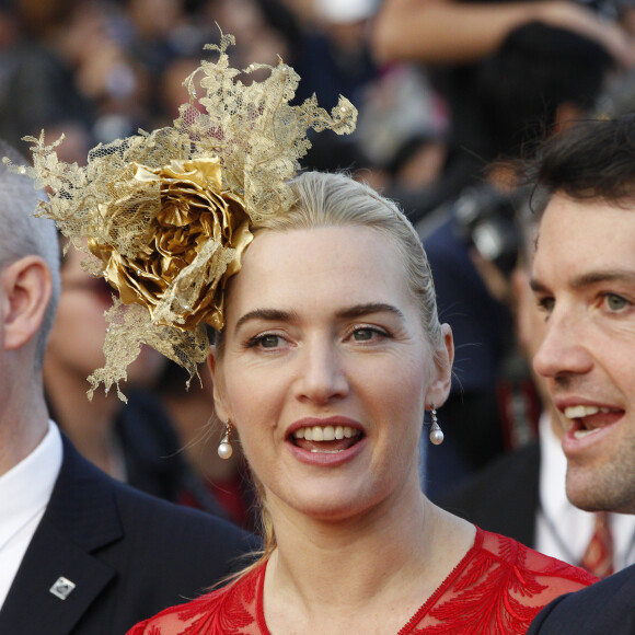 Kate Winslet et son mari Ned Rocknroll à Hong Kong, le 9 décembre 2012.