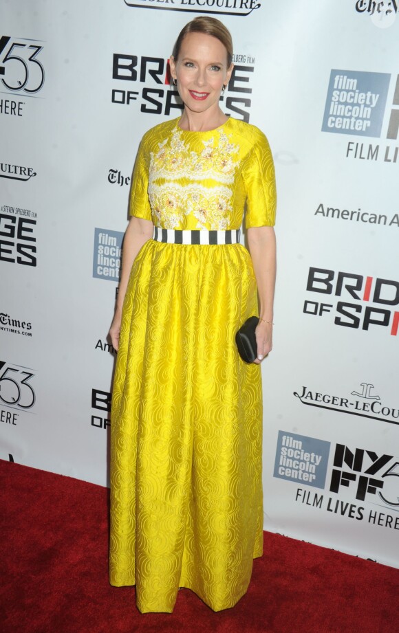 Amy Ryan à la première de "Bridge Of Spies" au 53e New York Film Festival, le 4 octobre 2015.