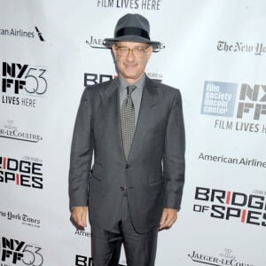 Tom Hanks à la première de "Bridge Of Spies" au 53e New York Film Festival, le 4 octobre 2015.