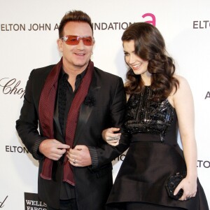 Bono et sa fille Eve Hewson au gala d'Elton John contre le sida à Los Angeles, le 24 février 2013.