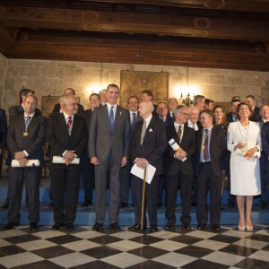 Le roi Felipe VI d'Espagne remettait le 2 octobre 2015 les prix Roi Jaime Ier lors d'une cérémonie à Valence