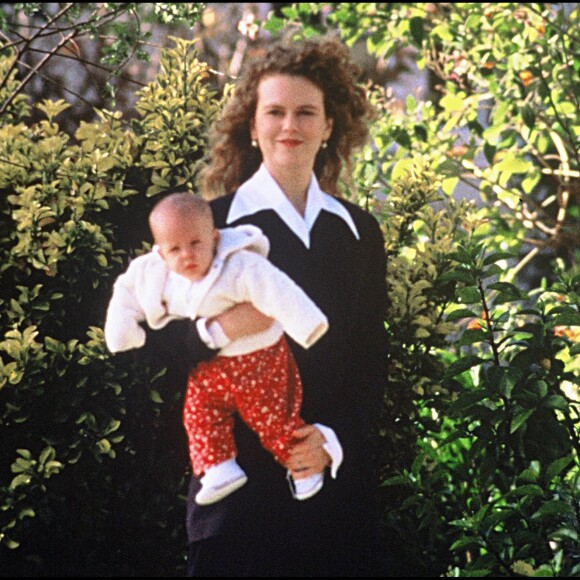Info - Isabella Cruise se serait mariée en secret avec Max Parker. Ici Nicole Kidman et sa fille en 1993.