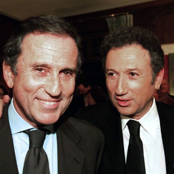 Jean Drucker et Michel Drucker en 2001.