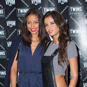 Flora Coquerel et Malika Menard assistent a l' After Fashion Week Party ELEVENPARIS au VIP Room a Paris, france, Le 8 Octobre 2015.