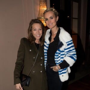 Exclusif - Laeticia Hallyday et Laura Smet au Trianon pour le concert caritatif de Johnny Hallyday le 15 décembre 2013 à Paris.