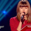 La jeune Marine, dans The Voice Kids saison 2, le vendredi 9 octobre 2015 sur TF1.