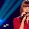 La jeune Marine, dans The Voice Kids saison 2, le vendredi 9 octobre 2015 sur TF1.
