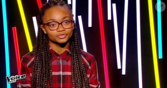 La petite Naomie, dans The Voice Kids saison 2, le vendredi 9 octobre 2015 sur TF1.