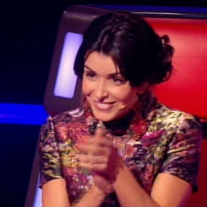 Jenifer, dans The Voice Kids saison 2, le vendredi 9 octobre 2015 sur TF1.