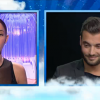 Coralie face à Loïc, dans l'hebdo de Secret Story 9 sur TF1, le vendredi 9 octobre 2015.