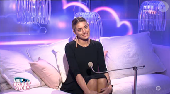 Mélanie, dans l'hebdo de Secret Story 9 sur TF1, le vendredi 9 octobre 2015.