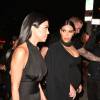 Kourtney et Kim Kardashian - Soirée pour les 50 ans de Cosmopolitan, à Los Angeles, le 12 octobre 2015