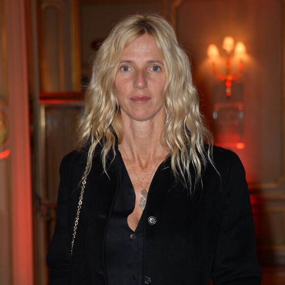 Sandrine Kiberlain - Huitième édition du prix Meurice pour l'art contemporain à Paris, le 12 octobre 2015.