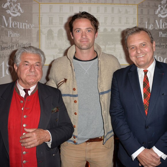 Christian de Laubadère, Louis-Marie de Castelbajac et Jean-Charles de Castelbajac - Huitième édition du prix Meurice pour l'art contemporain à Paris, le 12 octobre 2015.