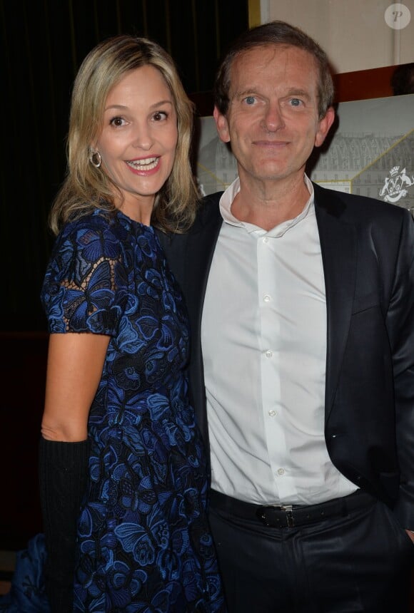 Frédéric Saldmann et sa femme Marie - Huitième édition du prix Meurice pour l'art contemporain à Paris, le 12 octobre 2015.