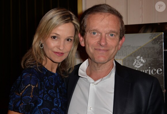 Frédéric Saldmann et sa femme Marie - Huitième édition du prix Meurice pour l'art contemporain à Paris, le 12 octobre 2015.