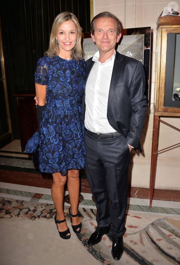 Frédéric Saldmann et sa femme Marie - Huitième édition du prix Meurice pour l'art contemporain à Paris, le 12 octobre 2015.