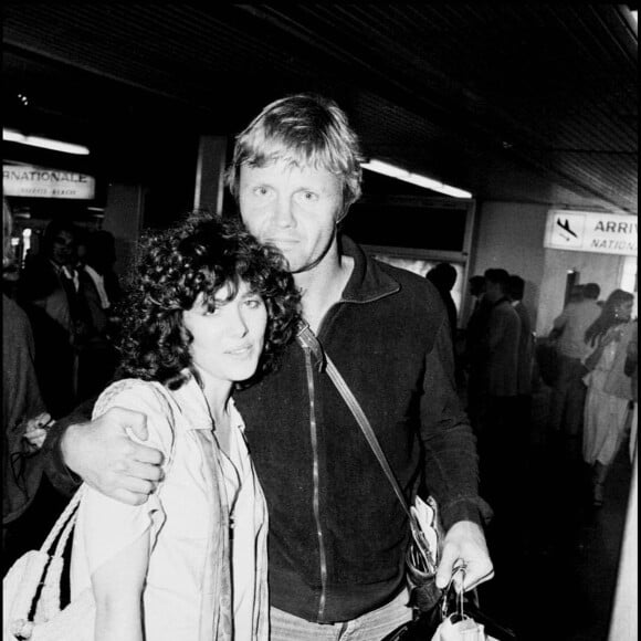 Jon Voight et Marcheline Bertrand à Cannes en 1978.