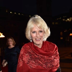 Camilla Parker Bowles remettait le 13 octobre 2015 à l'auteur jamaïcain Marlon James le Man Booker Prize pour son ouvrage A Brief History of Seven Killings, lors d'une cérémonie au Guildhall, à Londres.