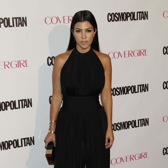 Kourtney Kardashian à la soirée du 50ème anniversaire de la revue féminine ‘Cosmopolitan' au Ysabel à West Hollywood, le 12 octobre 2015.