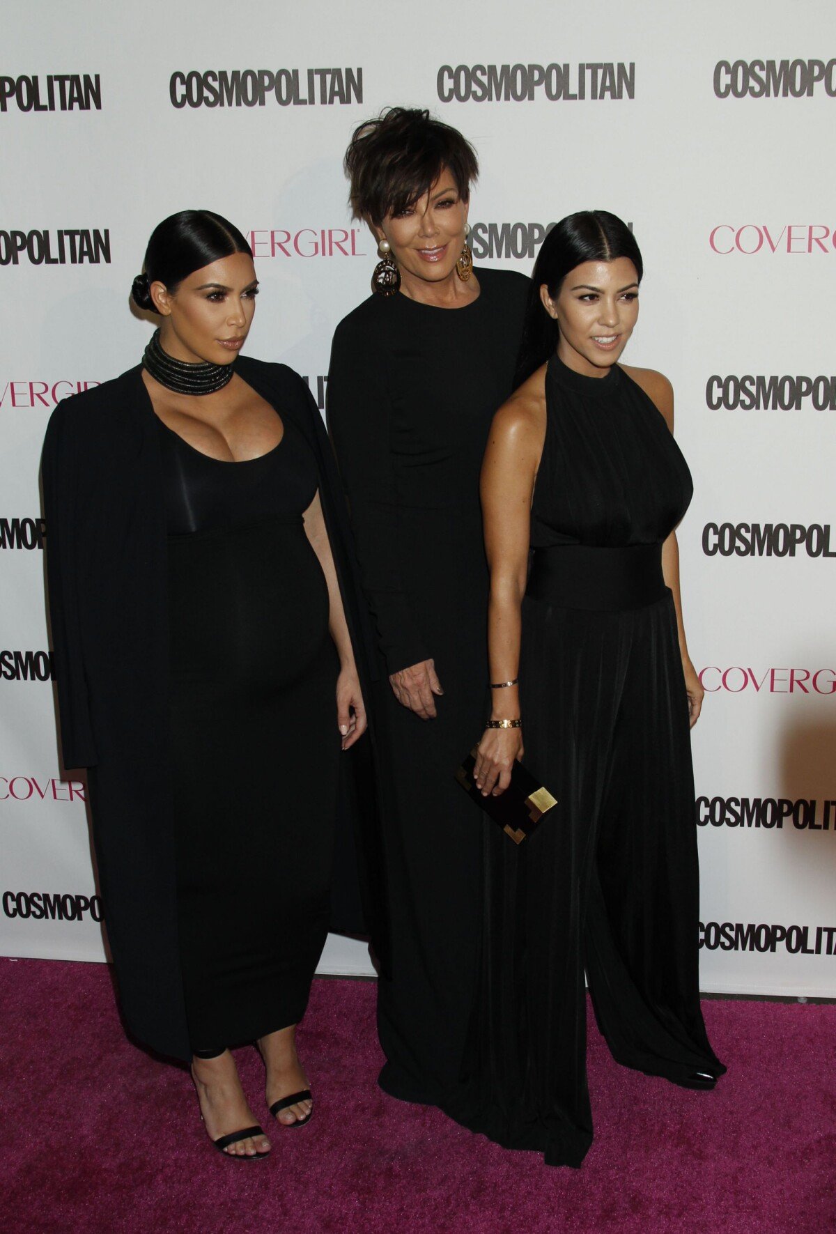 Photo Kris Jenner Et Ses Filles Kim Kardashian Enceinte Et Kourtney Kardashian à La Soirée Du 4893