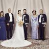 Photo officielle du mariage du prince Carl Philip de Suède et de la princesse Sofia, le 13 juin 2015 à Stockholm
