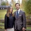 Le prince Carl Philip de Suède et la princesse Sofia en visite dans la province de Dalarna en octobre 2015