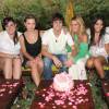 Kaycee Stroh, Olesya Rulin, Jared Murillo, Ashley Tisdale, Vanessa Hudgens, Zac Efron lors du 23e anniversaire d'Ashley Tisdale à Malibu, Los Angeles, le 26 juillet 2008