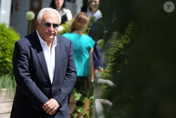 Dominique Strauss-Kahn aux Internationaux de France de tennis de Roland Garros le 30 mai 2015 à Paris