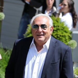 Dominique Strauss-Kahn aux Internationaux de France de tennis de Roland Garros le 30 mai 2015 à Paris