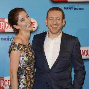 Dany Boon et sa femme Yaël - Avant-première du film "Supercondriaque" au Gaumont Opéra à Paris, le 24 février 2014.