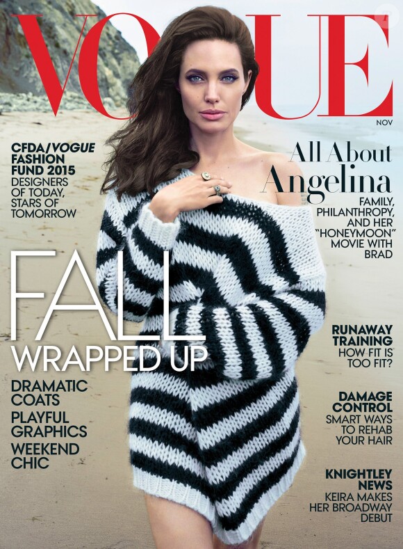 Angelina Jolie pour Vogue US. Novembre 2015