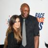 Lamar Odom et Khloé Kardashian lors de la 19e soirée Glam Rock to erase MS, le 18 mai 2012 à Los Angeles -