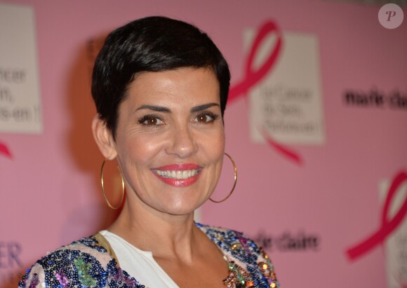 La ravissante Cristina Cordula - Soirée de lancement d'Octobre Rose (le mois de lutte contre le cancer du sein) au Palais Chaillot à Paris le 28 septembre 2015.