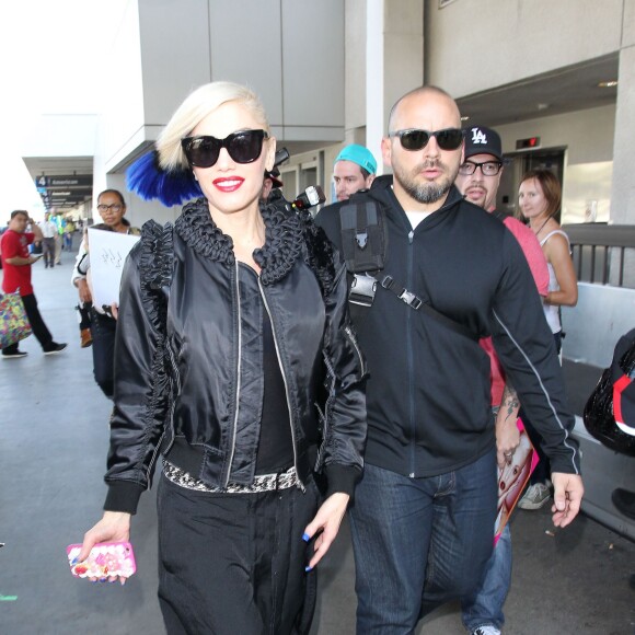 Gwen Stefani à l'aéroport de Los Angeles le 18 octobre 2015.